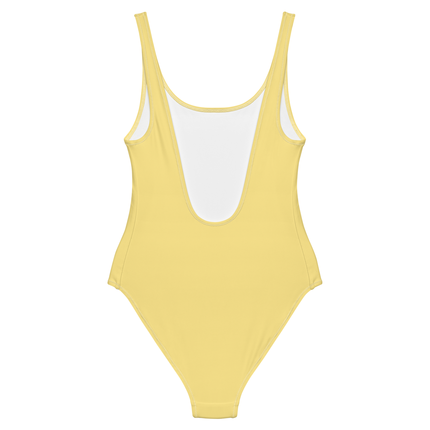 Soft Yellow One-Piece Swimsuit