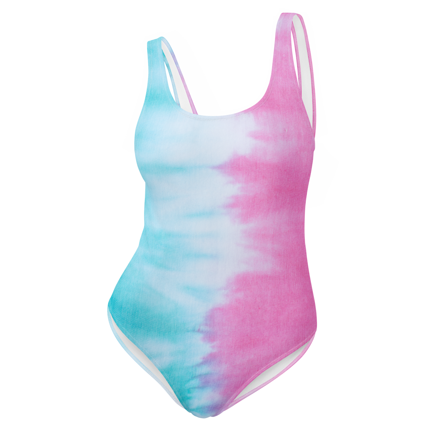Cotton Candy Swirl One-Piece Swimsuit