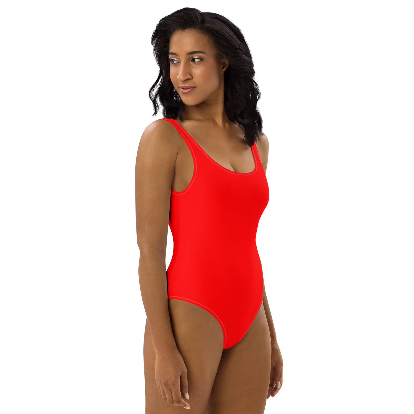 Lifeguard Red One-Piece Swimsuit