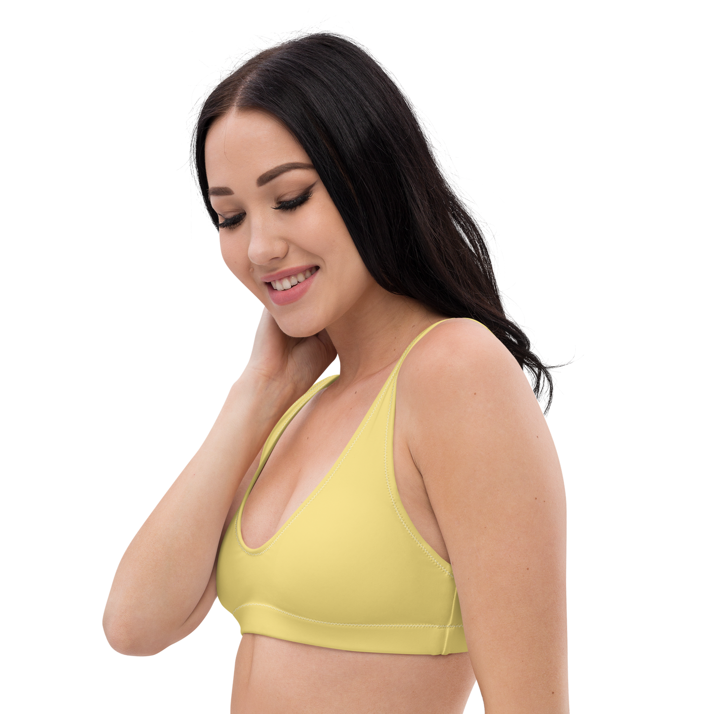 Cumulus Yellow Recycled Bikini Top