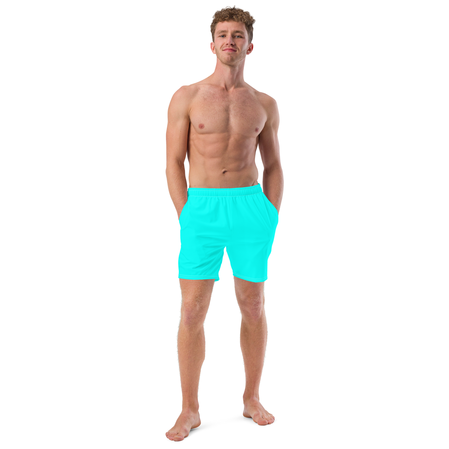 Turquoise Swim Trunks