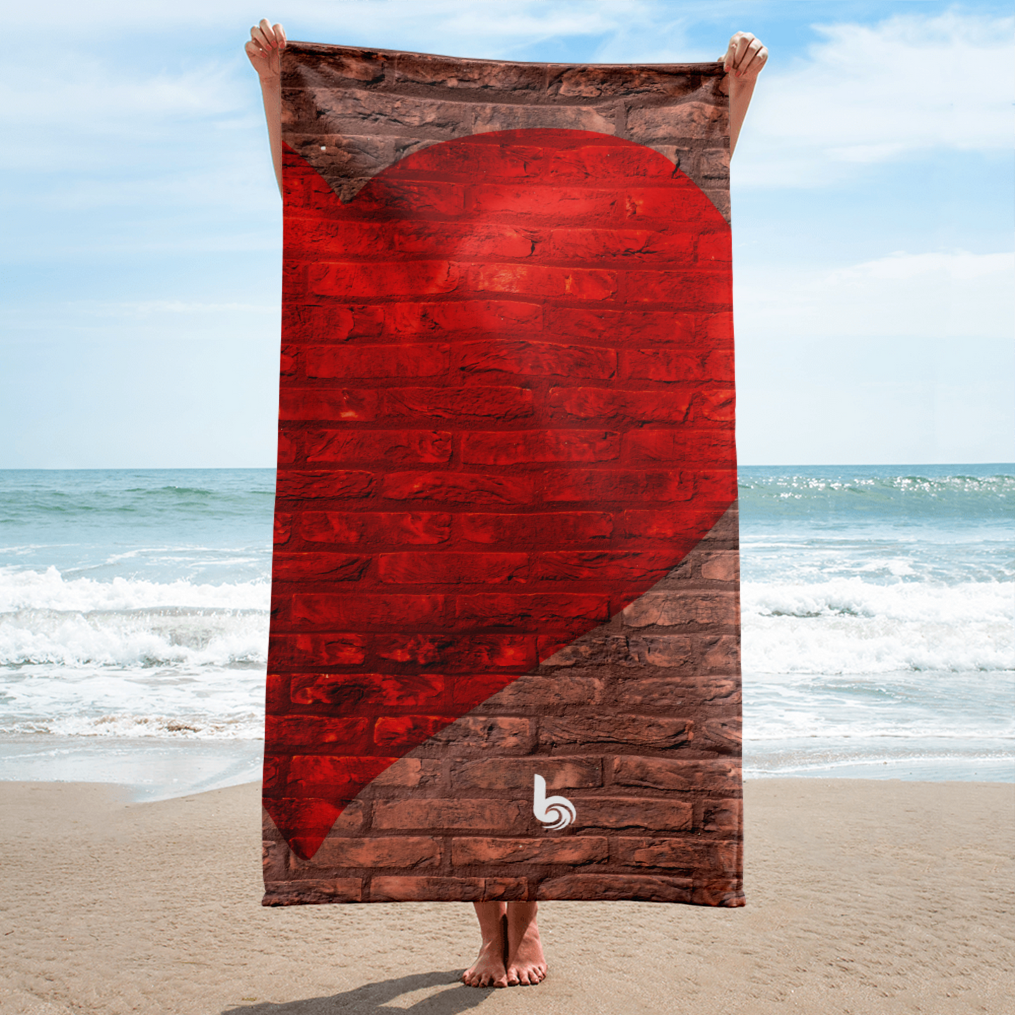 Graffiti Love Beach Towel
