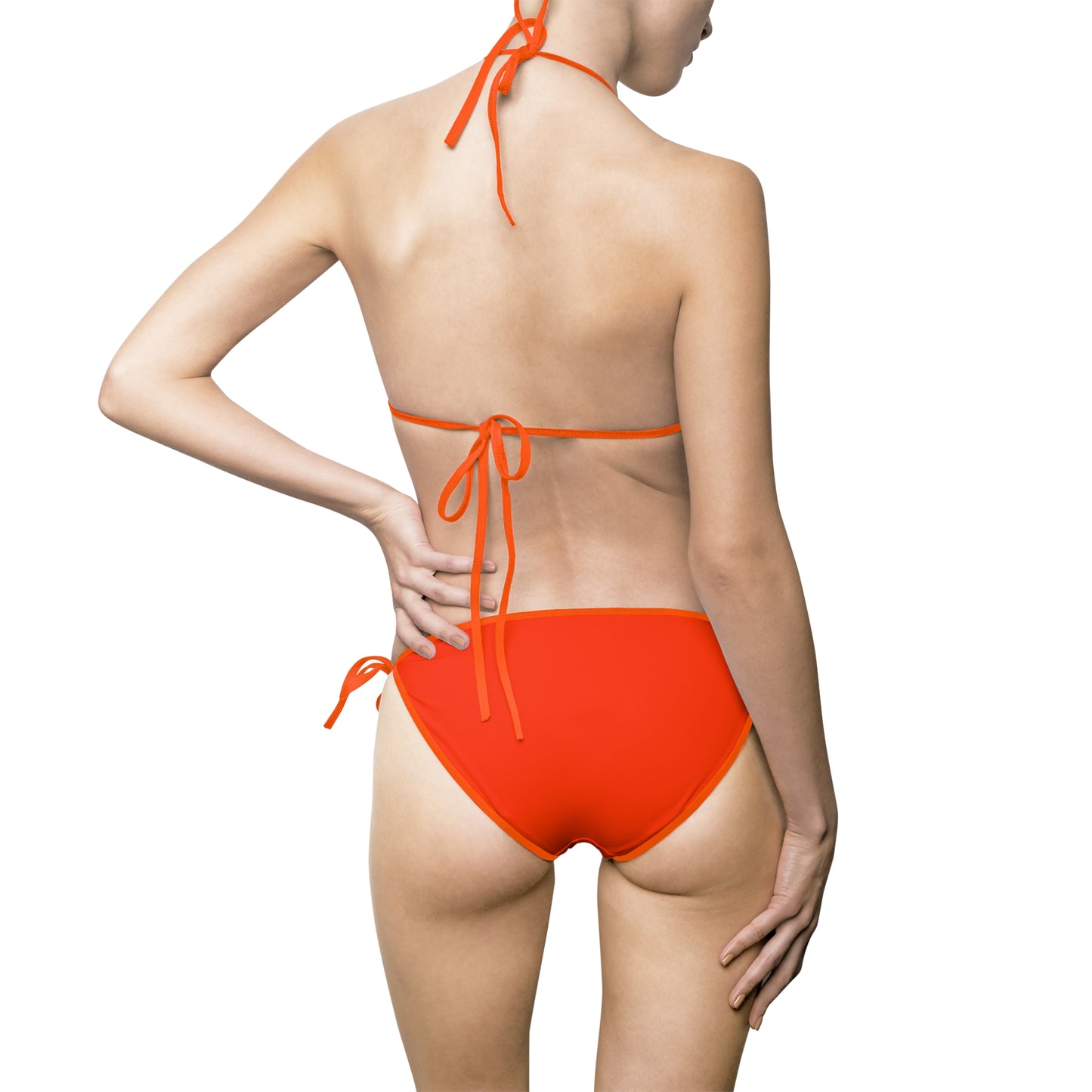 SET: Blood Orange String Bikini